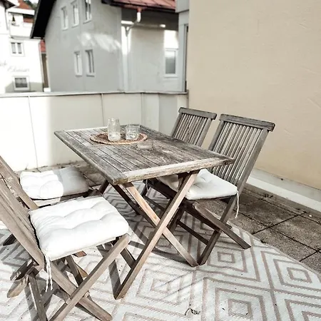 Zentrale + Dachterrasse Апартаменты